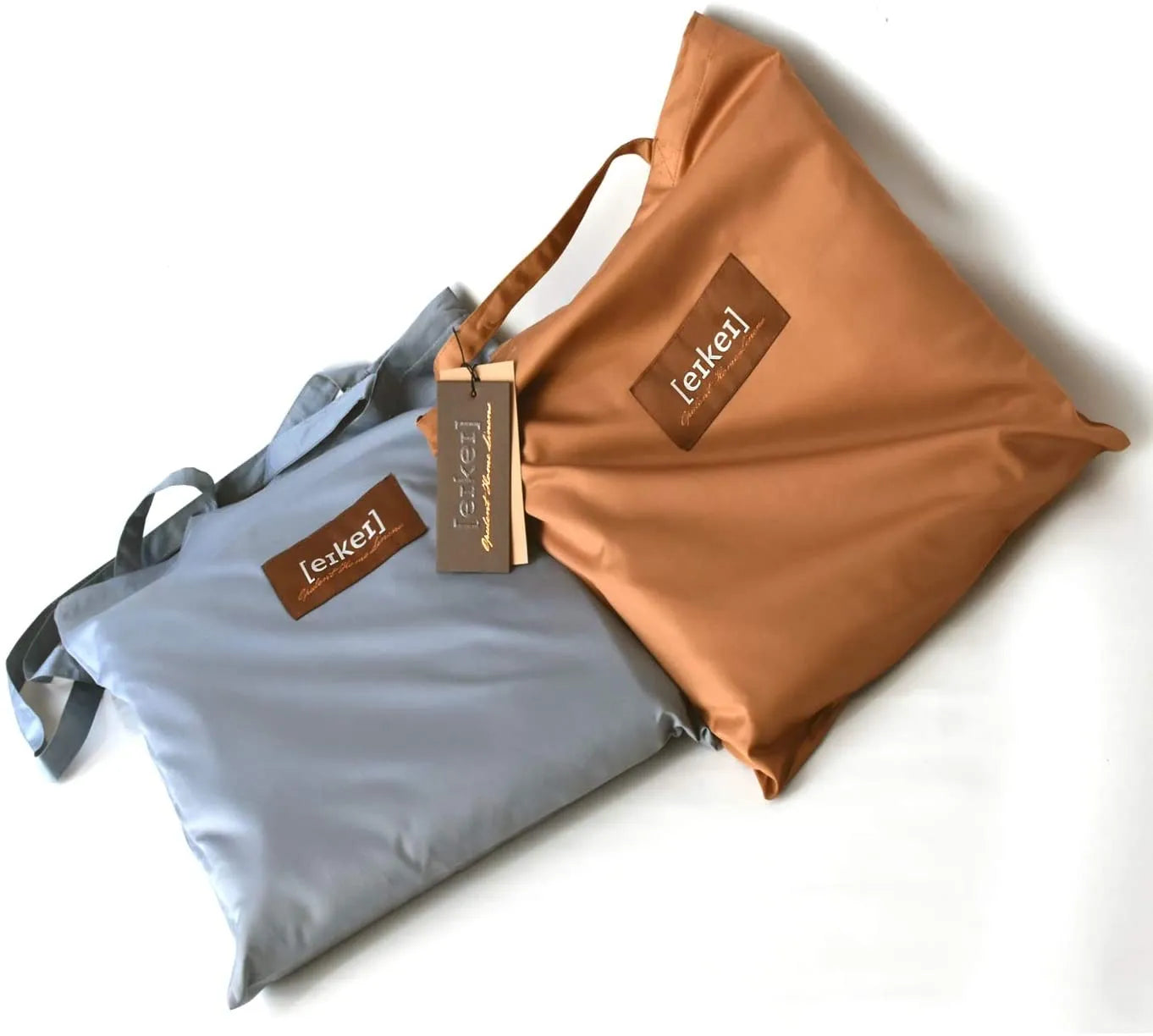 Solid Color Egyptian Cotton Luxury Bedding Set 400TC Long Staple Pima Sateen Weave Copper