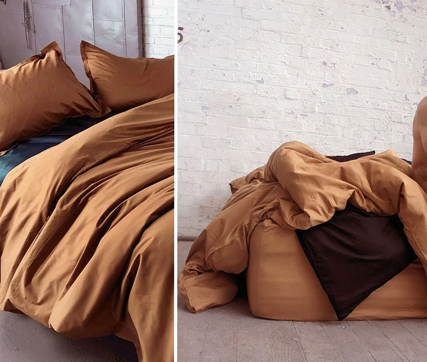 eikei Egyptian cotton copper duvet