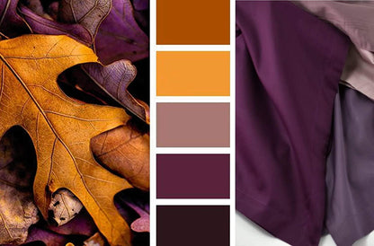 Eikei Solid Color Egyptian Cotton Luxury Bedding Duvet Set in Deep Plum