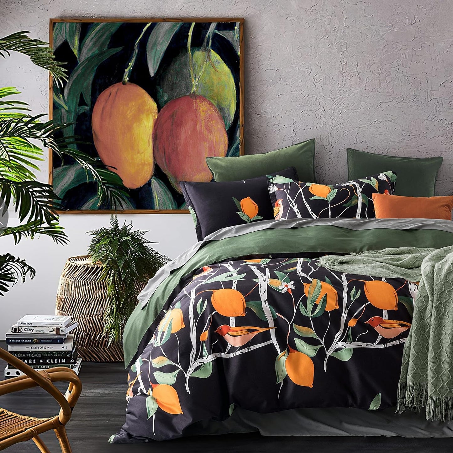 Botanical Garden Modern Folklore Bedding Set