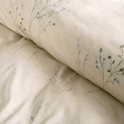 Vintage Minimalist Botanical Mid Century Modern Print in Neutral Tan